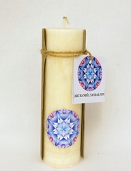 Svíčka Archanděl Sandalfon Srdeční záležitost 4,5 x 15,5 cm