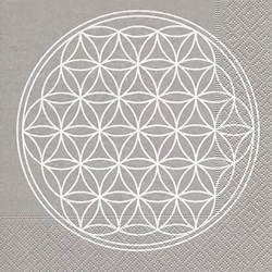 Ubrousky Flower of Life 33 x 33 cm 20 ks