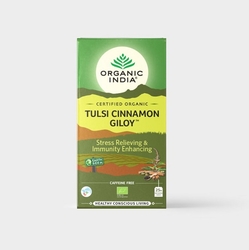Tulsi cinnamon Giloy Organic India 25 x 2 g