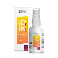 Vitaminy D3 2000 IU + K2 ve spreji Strunecká 30 ml