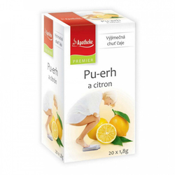 Pu-erh a citron Apotheke PREMIER 20 x 1,8 g