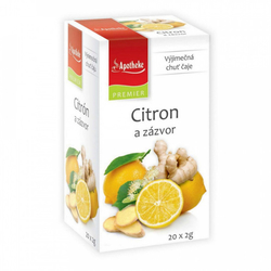 Citron a zázvor Apotheke PREMIER 20 x 2 g