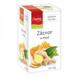 Zázvor a med Apotheke PREMIER 20 x 2 g