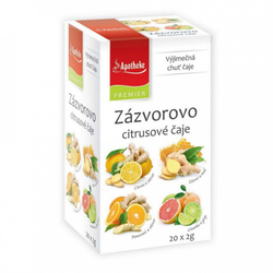 Apotheke PREMIER, Zázvorovo citrusové čaje