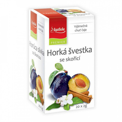 Horká švestka se skořicí Apotheke PREMIER 20 x 2 g