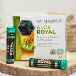 Aloe Royal mateří kašička s 12 vitamíny Marnys 20 x 10 ml