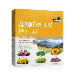 Alpské byliny pastilky dýchací cesty NaturProdukt 1 x 20 ks