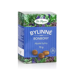 Bonbony Alpské byliny Dr. Popov 70 g