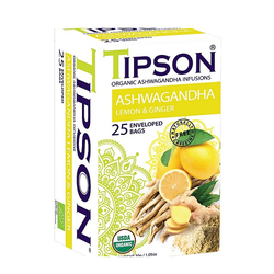 Ashwagandha Ginger LemonTipson 25 x 1,2 g 