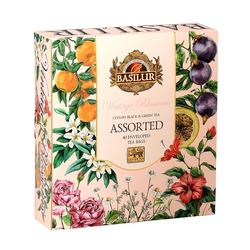 Assorted Black Green Tea Vintage Blossoms Basilur 40 x 1,5 g 