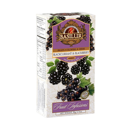 Blackcurrant & Blackberry Fruit Infusions Basilur 25 x 2 g 