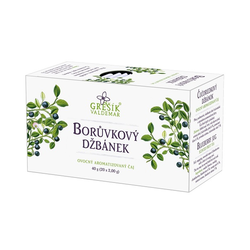 Borůvkový džbánek Grešík 20 x 2,0 g