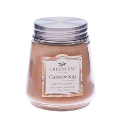 Svíčka ve skleněné dóze Cashmere Greenleaf 125 g