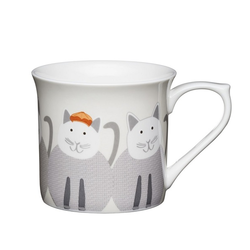 Hrnek Cats kostní porcelán KitchenCraft 300 ml
