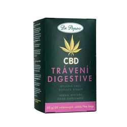 CBD Trávení Digestive Dr. Popov 20 x 1,5 g