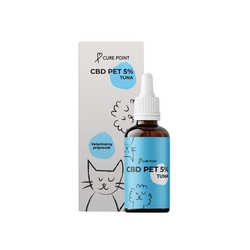 Cure Point CBD Pet 5% pro psy Tuna Swiss Purity 10 ml