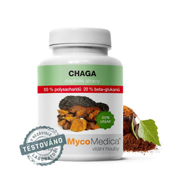 Chaga 50 % MycoMedica 90 kapslí