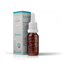 Kapky CiBiDiUM Vet Dog 500 s obsahem CBD Hemp Solutions 30 ml