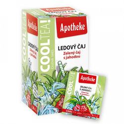 CoolTea Zelený čaj s jahodou Apotheke 20 x 2 g