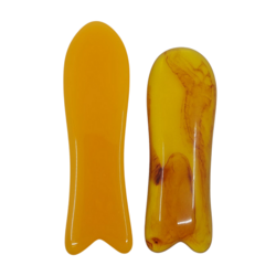 Destička Gua Sha rybka 11,5 x 4 cm 