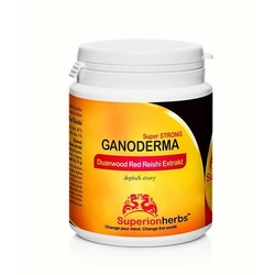 Ganoderma Duanwood Red Reishi 40 % extrakt Superionherbs 90 kapslí