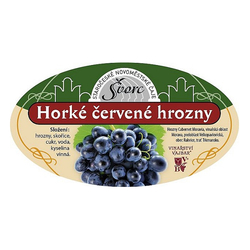 Horké červené hrozny sklo Švorc 275 ml