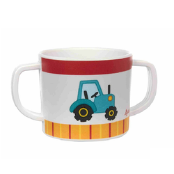 Hrníček baby Traktor zelený Melamin Sigikid® 7,5 cm