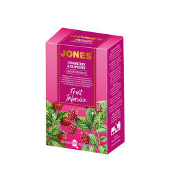 Black Tea Fruit Infusion Strawberry, raspberry Jones 25 sáčků
