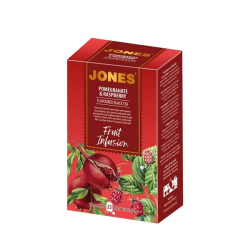 Black Tea Fruit Infusion Pomegranate, raspberry Jones 25 sáčků