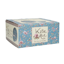 Šálek s podšálkem a talířkem Ditsy Floral KitchenCraft 200 ml