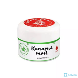 Konopná mast na svaly a klouby s chilli Zelená Země 12 ml