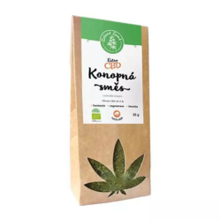 Konopný čaj CBD herba Extra 4% Zelená Země 35 g