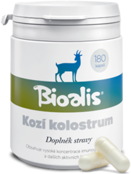 Kozí kolostrum Bioalis 180 kapslí