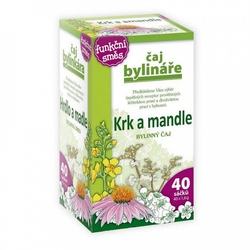 Krk a mandle čaj Bylinář 40 x 1,6 g