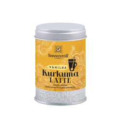 Kurkuma Latte vanilka Sonnentor 60 g dóza