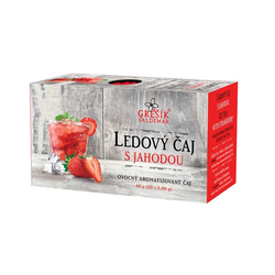 Ledový čaj s jahodou Grešík 20 x 1,5 g