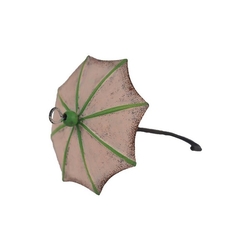 Závěs Deštníček plech růžový