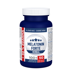 Melatonin Forte Herbal Clinical 100 + 50 tablet zdarma 