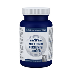 Melatonin 5 mg Forte + Hořčík Clinical 100 tablet