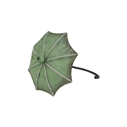 Závěs Deštníček plech zelený