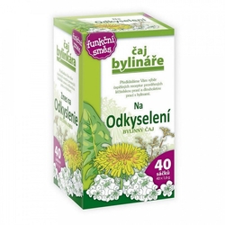 Odkyselení organismu čaj Bylinář 40 x 1,6 g