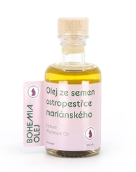 Ostropestřcový olej raw Bohemia 100 ml