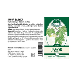 Javor babyka z pupenů Naděje 50 ml