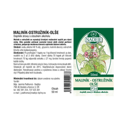 Maliník – ostružiník - olše z pupenů Naděje 50 ml