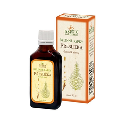 Přeslička kapky Grešík 50 ml