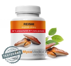 Reishi s 50 % polysacharidů MycoMedica 90 kapslí