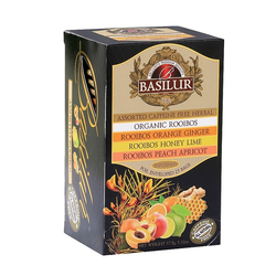 Assorted Caffeine Free Herbal Rooibos Infussions Basilur 25 x 1,5 g