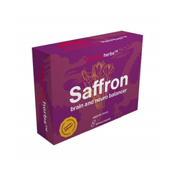 Saffron podpora nervové soustavy Superionherbs 60 kapslí
