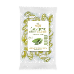 Šalvějové bonbóny se sladidlem Grešík 100 g