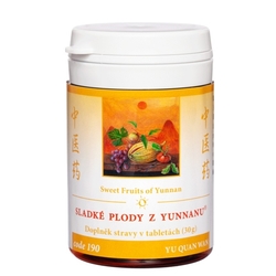 Sladké plody z Yunnanu TCM Herbs 100 tablet